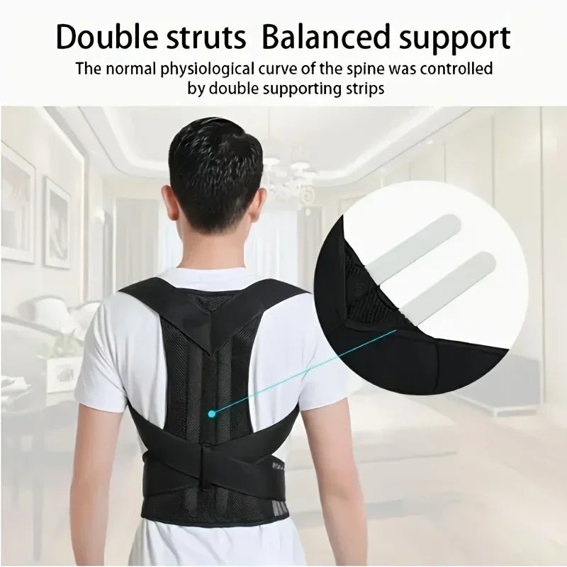 Upper Back Posture Corrector - Breathable & Comfortable