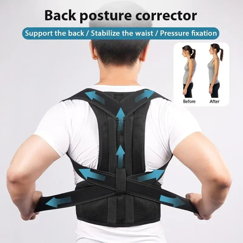Upper Back Posture Corrector - Breathable & Comfortable